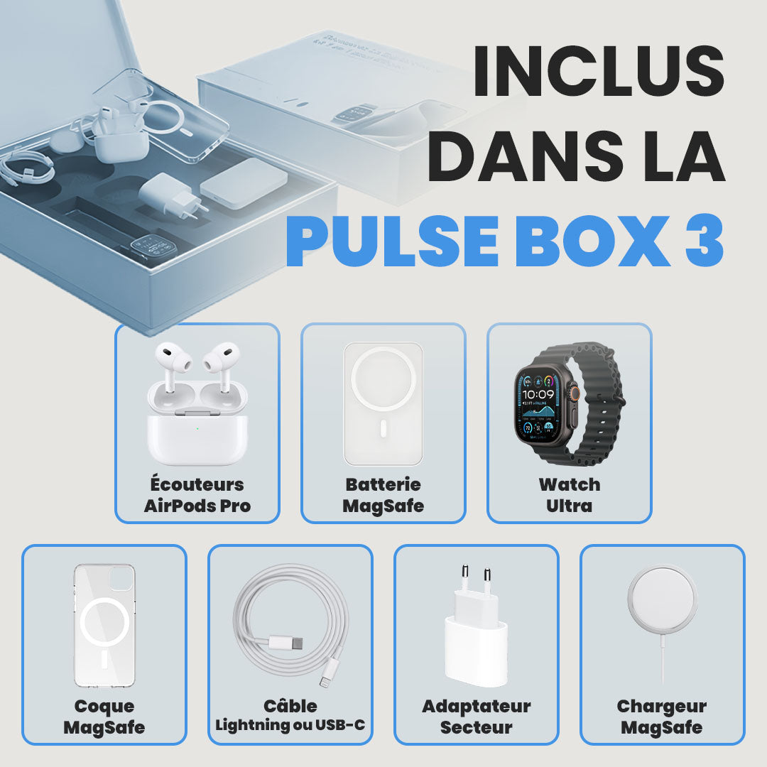 PULSE BOX 3 — Pack iPhone 7-en-1